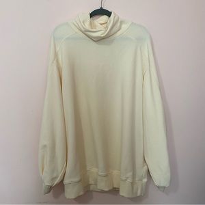 LIT Whisper cowl neck oversized sweatshirt